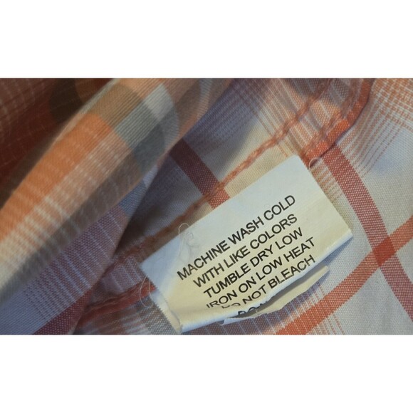 Magellan Outdoors Plaid Western Short Sleeve Shirt‎ Casual men's medium - Picture 5 of 9